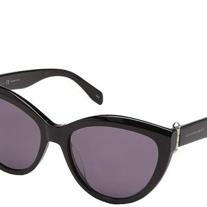 Alexander McQueen Black Cat Eye Sunglasses